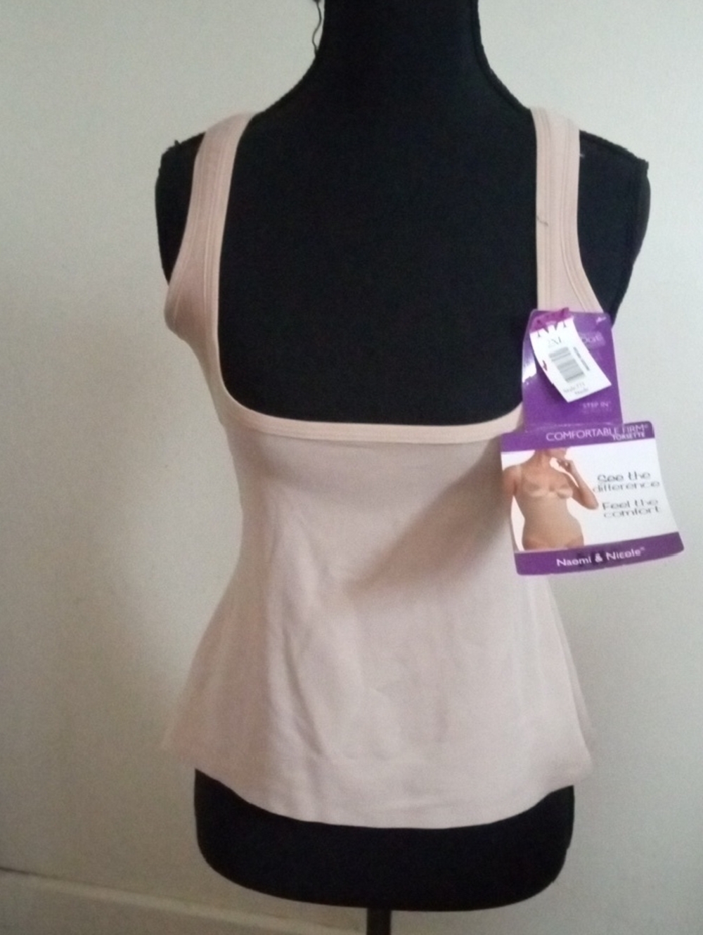 Naomi And Nicole NWT Body Shaping Tank  Torsette - Nude Size 2XL